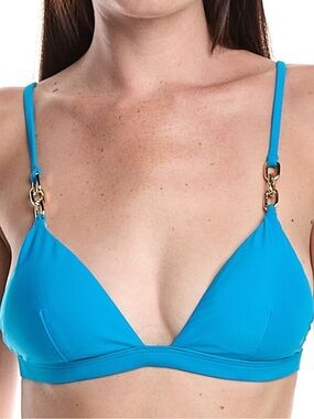 NWT Summersalt the chain triangle top blue 2
